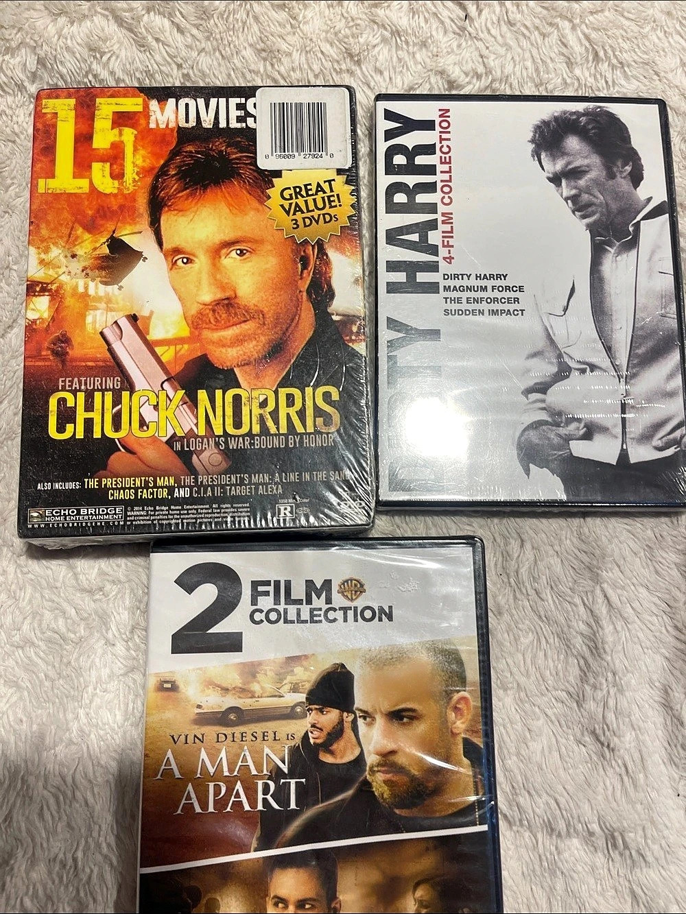 15 Movies / Dirty Harry Film Collection / 2 Film Collection DVD Movie Collection